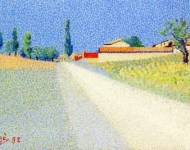 Achille Lauge - Road in Champagne